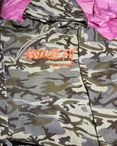 AbsoluteFit Camouflage hoodie with embroidery logo