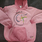 AbsolutFit Ombre hoodie with coloful logo