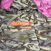 AbsoluteFit Camouflage hoodie with embroidery logo
